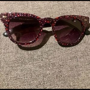 Equipment Flower Print Sunglasses